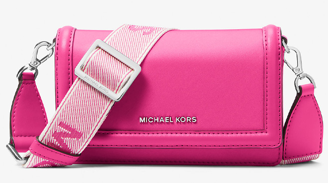 Michael Kors Jet Set Small Nylon Smartphone Crossbody Bag