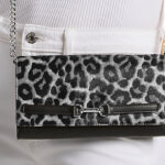 Michael Kors Outlet Carson Large Leopard Print Calf Hair Convertible Crossbody Bag