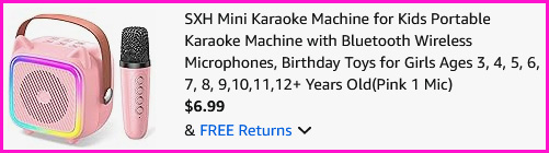 Mini Karaoke Machine Checkout Screen Mini Karaoke Machine Checkout Screen