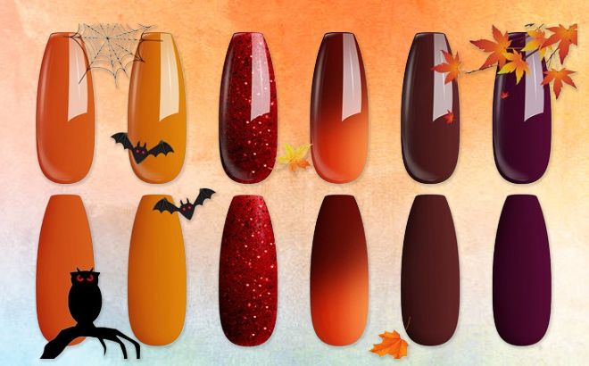 Modelones 6 Piece Fall Gel Nail Polish Set Modelones 6 Piece Fall Gel Nail Polish Set