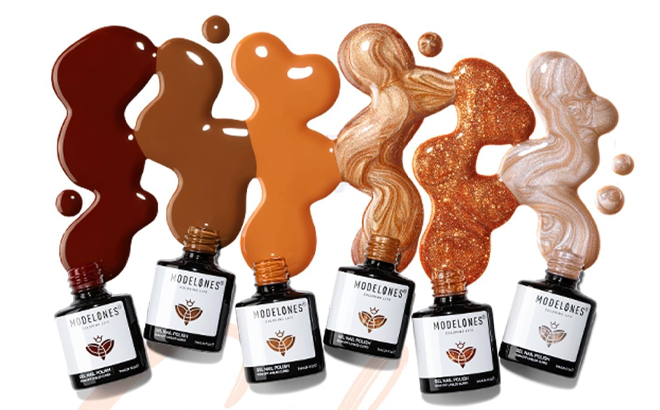 Modelones Fall Colors Gel Nail Polish 6 Piece Set