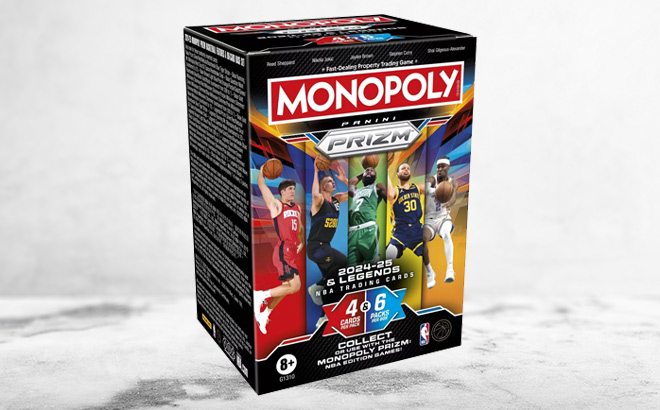 Monopoly Panini Prizm 2024 25 NBA Basketball Trading Cards Booster Box