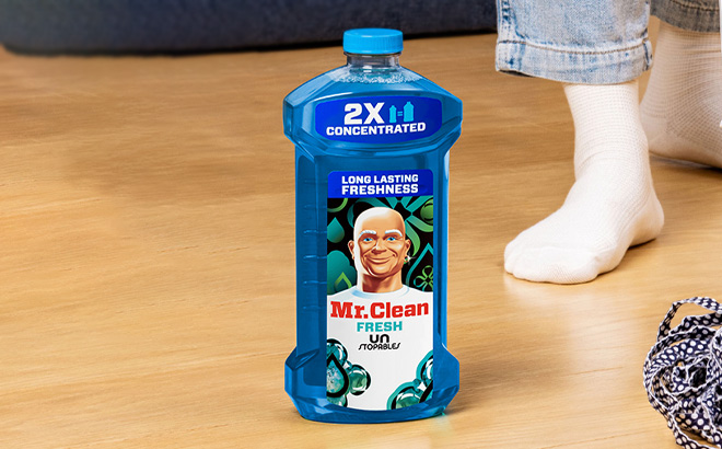 Mr Clean All Purpose Cleaner on the Floor Mr Clean All Purpose Cleaner on the Floor