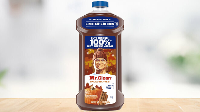 Mr Clean Multi Surface Cleaner in Spiced Harvest Scent Mr Clean Multi Surface Cleaner in Spiced Harvest Scent