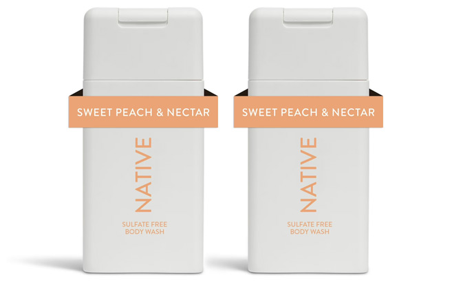 Native Sweet Peach Nectar Body Washes