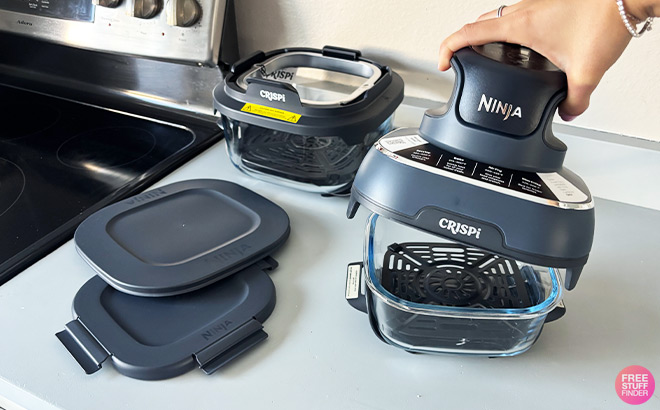 Ninja Crispi on a Kitchen Countertop