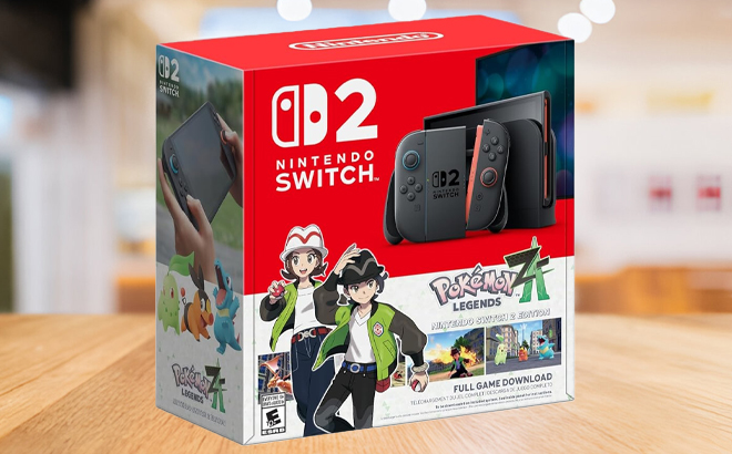 Nintendo Switch 2 Pokemon Bundle Box on a Table