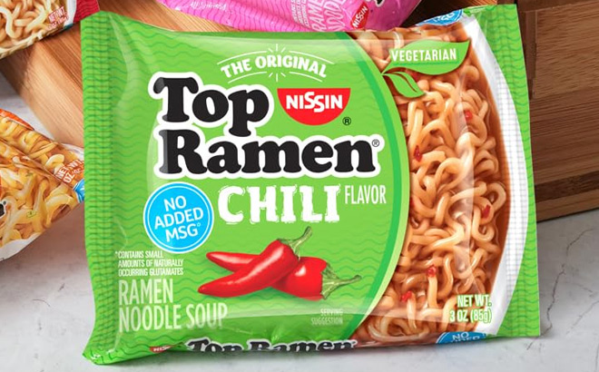 Nissin Top Ramen Chili Noodle Soup
