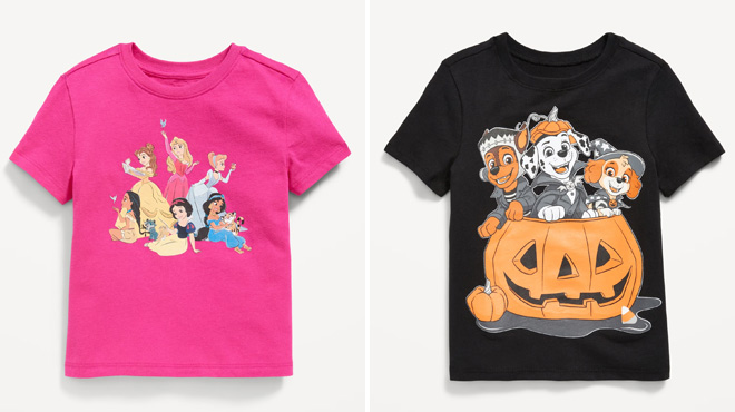 Old Navy Toddler Girls Disney Princesses Graphic T Shirt