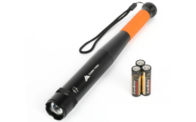 Ozark Trail Focusing LED 12 Inch Bat Flashlight Ozark Trail Focusing LED 12 Inch Bat Flashlight