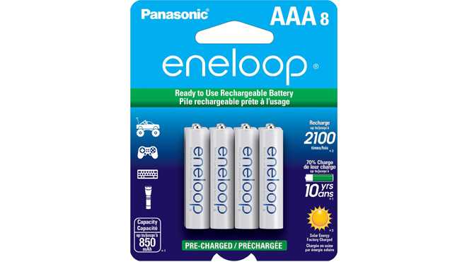 Panasonic Rechargeable Batteries 8 Pack Panasonic Rechargeable Batteries 8 Pack