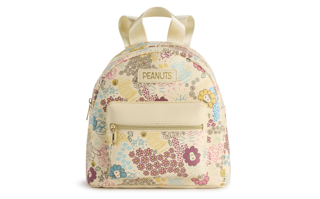 Peanuts Snoopy Cottage Floral Spring All Over Print Mini Backpack Peanuts Snoopy Cottage Floral Spring All Over Print Mini Backpack