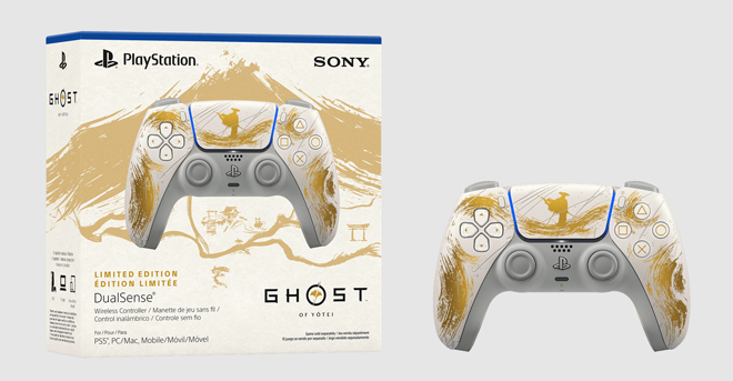 PlayStation 5 Ghost of Yotei Gold Limited Edition DualSense Wireless Controller PlayStation 5 Ghost of Yotei Gold Limited Edition DualSense Wireless Controller