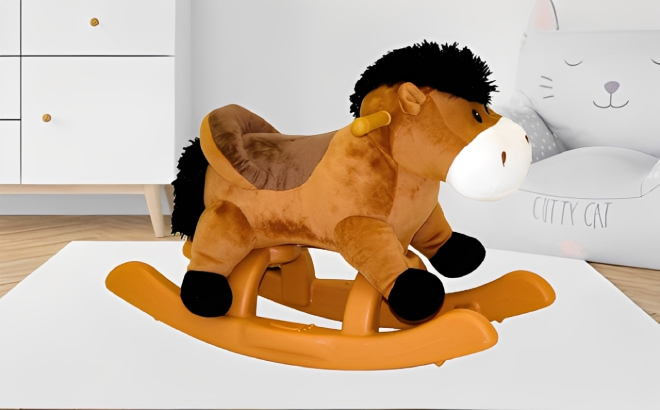 Ponyland Toys Brown Rocking Horse