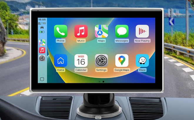 Portable Wireless CarPlay Screen