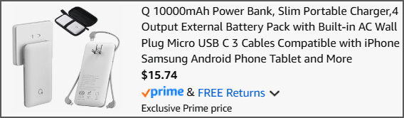 Power Bank at Checkout