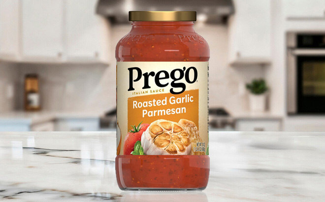 Prego Pasta Sauce in the Kitchen