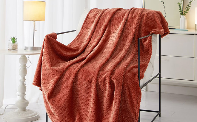 Red Blanket on a Chair