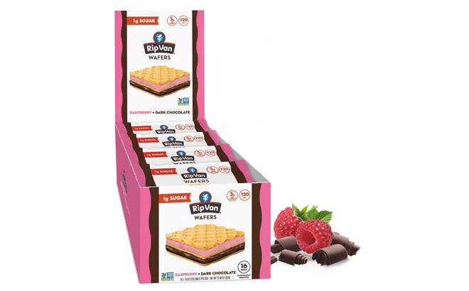 Rip Van Dark Chocolate Raspberry Wafer Cookies