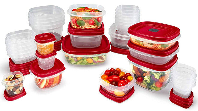 Rubbermaid 60 Piece Food Storage Containers