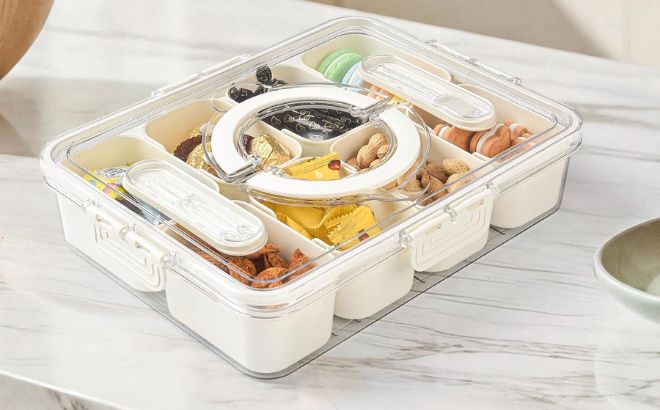 Snackle Box Container 8 Compartment