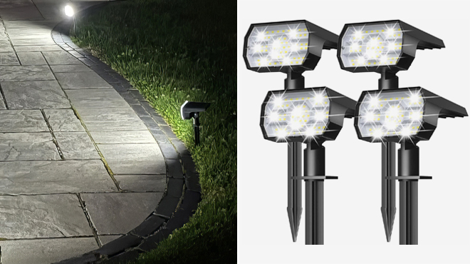 Solar Spot Lights 4 Pack