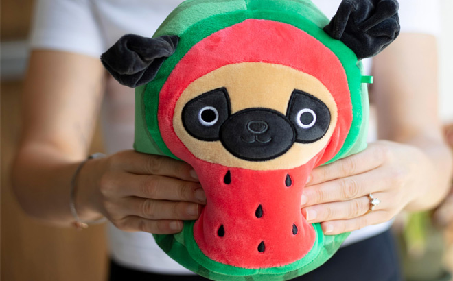Squishmallows 8 Inch Prince The Watermelon Pug