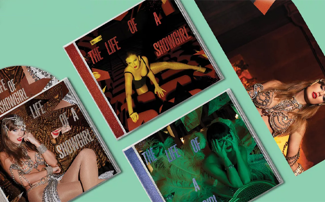 Taylor Swift The Life of a Showgirl CDs Taylor Swift The Life of a Showgirl CDs