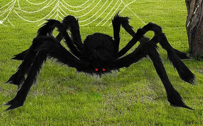 The Holiday Aisle 1 64 Foot Gigantic Hairy Scary Fake Spider