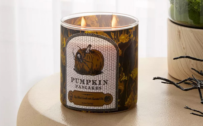 Threshold 2 Wick Lidded Jar Candle