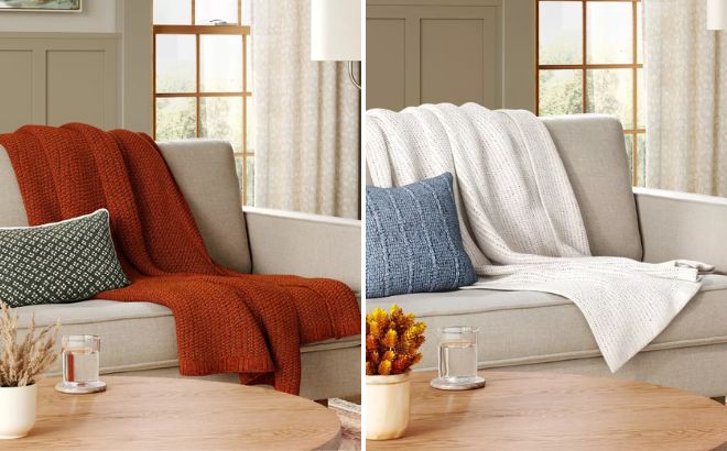 Threshold Chenille Knit Throw Pillow