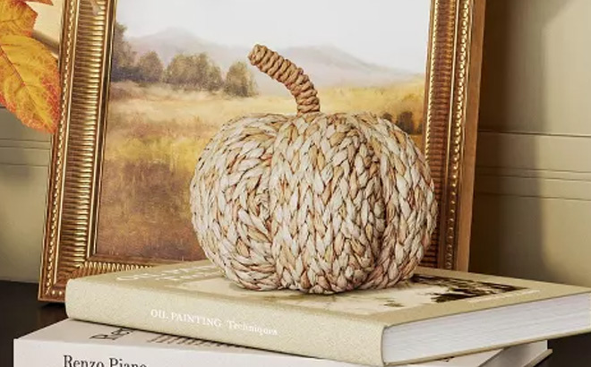 Threshold Two Tone Woven Pumpkin