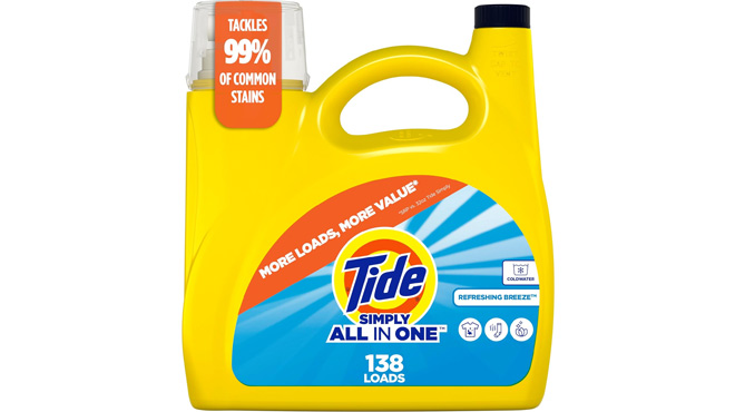 Tide Simply Liquid Laundry Detergent 138 Loads