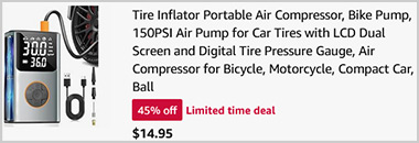 Tire Inflator Portable Air Compressor Screenshot