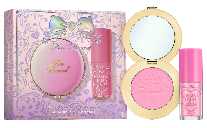 Too Faced Dream A Little Dream Limited Edition Blush Lip Gloss Set Too Faced Dream A Little Dream Limited Edition Blush Lip Gloss Set