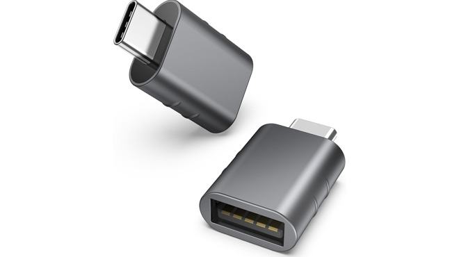 USB C to USB Adapter 2 Pack