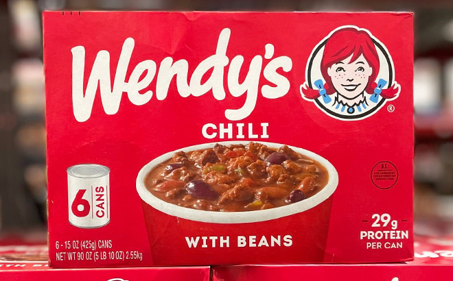 Wendys Chili With Beans 6 Pack