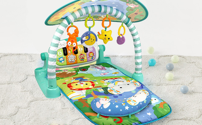 Winfun Magic Lights Kick N Play Music Gym