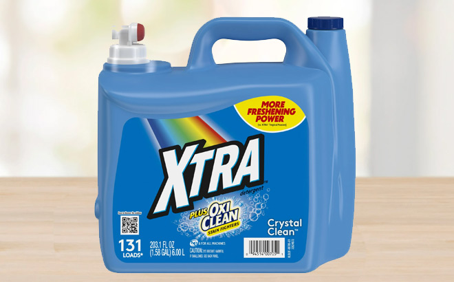 Xtra Plus OxiClean 131 Loads Liquid Laundry Detergent