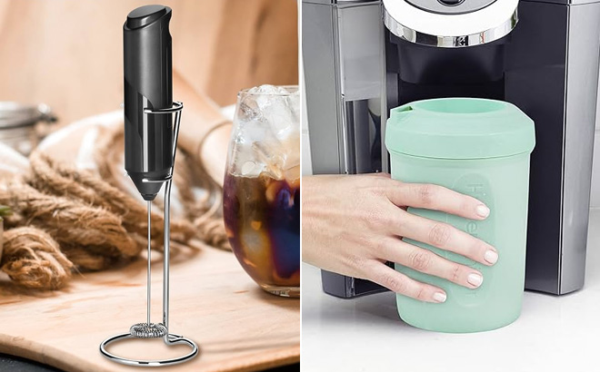 YSSOA Electric Milk Frother Handheld