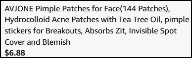 144 Count Acne Pimple Patches Checkout