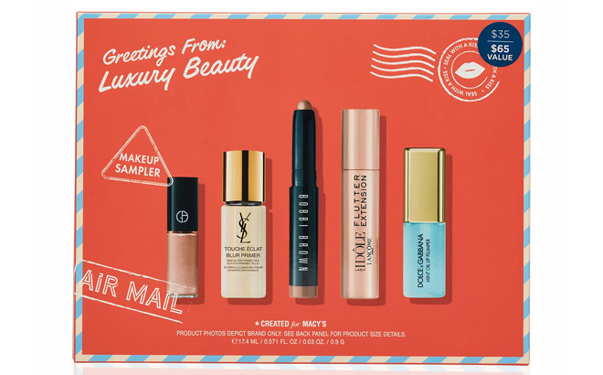 5 Piece Luxury Makeup Sampler Set