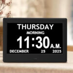 7 Inch Digital Clock