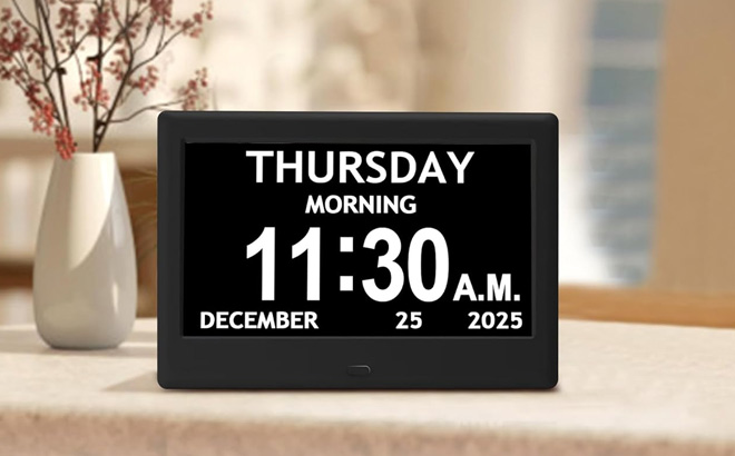 7 Inch Digital Clock