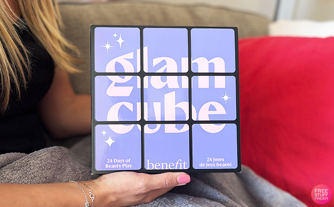 A Person Holding a Glam Cube