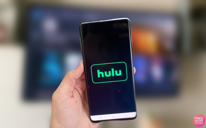 A Person Showing a Mobile Phone with Hulu Logo on It A Person Showing a Mobile Phone with Hulu Logo on It