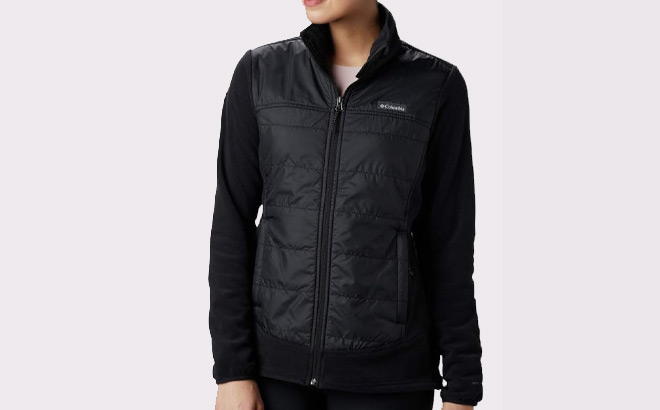 A Person Wearing Columbia Jacket