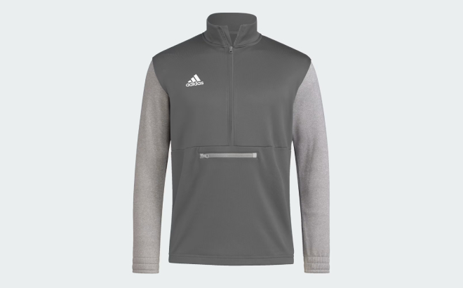 Adidas Mens Team Issue Half Zip Sweatshirt