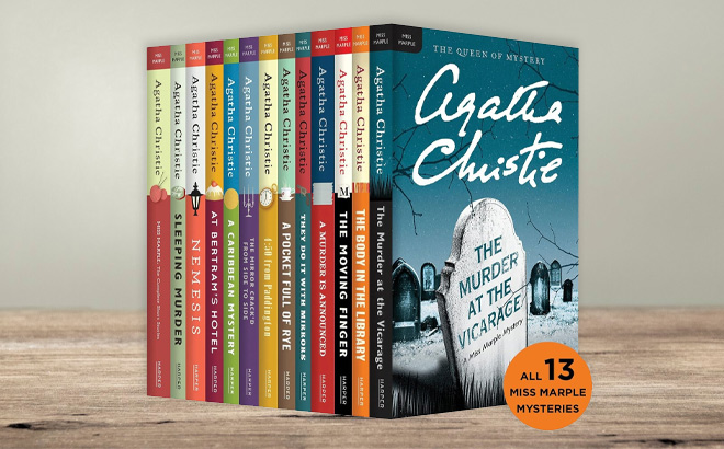 Agatha Christie The Complete Miss Marple Collection on the Table