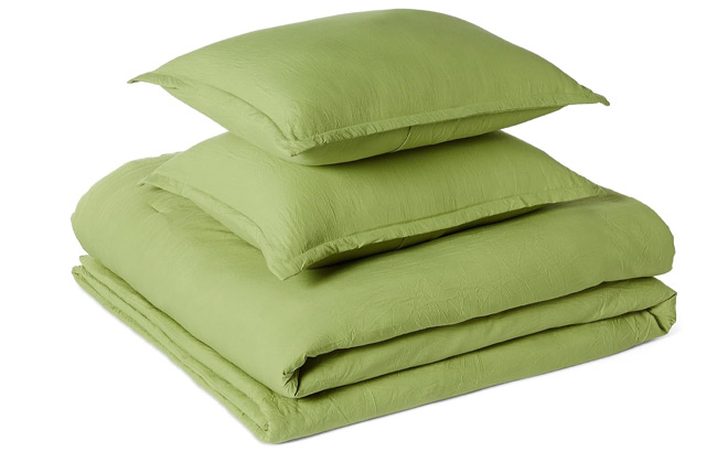 Amazon Basics Brushed Microfiber 3 Piece Comforter Set